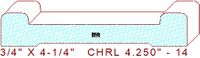 Chair Rail 4-1/4" - 14 Chair Rail 4-1/4" - 14