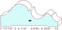 Chair Rail 4-1/4" - 15 Chair Rail 4-1/4" - 15