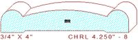 Chair Rail 4-1/4" - 8 Chair Rail 4-1/4" - 8