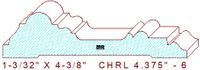 Chair Rail 4-3/8" - 6 Chair Rail 4-3/8" - 6