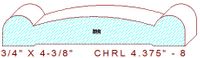 Chair Rail 4-3/8" - 8 Chair Rail 4-3/8" - 8