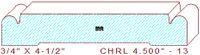 Chair Rail 4-1/2" - 13 Chair Rail 4-1/2" - 13