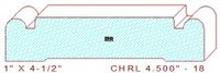 Chair Rail 4-1/2" - 18 Chair Rail 4-1/2" - 18