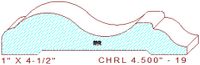 Chair Rail 4-1/2" - 19 Chair Rail 4-1/2" - 19