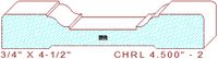 Chair Rail 4-1/2" - 2 Chair Rail 4-1/2" - 2