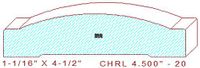 Chair Rail 4-1/2" - 20 Chair Rail 4-1/2" - 20