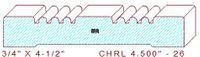 Chair Rail 4-1/2" - 26 Chair Rail 4-1/2" - 26