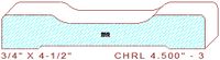 Chair Rail 4-1/2" - 3 Chair Rail 4-1/2" - 3