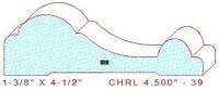 Chair Rail 4-1/2" - 39 Chair Rail 4-1/2" - 39