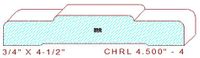 Chair Rail 4-1/2" - 4 Chair Rail 4-1/2" - 4