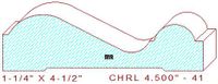 Chair Rail 4-1/2" - 41 Chair Rail 4-1/2" - 41
