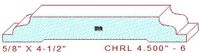 Chair Rail 4-1/2" - 6 Chair Rail 4-1/2" - 6