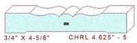 Chair Rail 4-5/8" - 5 Chair Rail 4-5/8" - 5