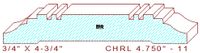 Chair Rail 4-3/4" - 11 Chair Rail 4-3/4" - 11