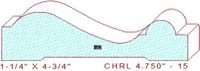Chair Rail 4-3/4" - 15 Chair Rail 4-3/4" - 15