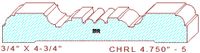 Chair Rail 4-3/4" - 5 Chair Rail 4-3/4" - 5