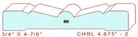Chair Rail 4-7/8" - 2 Chair Rail 4-7/8" - 2