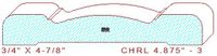 Chair Rail 4-7/8" - 3 Chair Rail 4-7/8" - 3