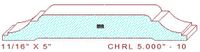 Chair Rail 5" - 10 Chair Rail 5" - 10