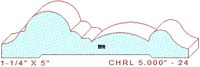 Chair Rail 5" - 24 Chair Rail 5" - 24