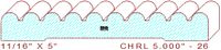Chair Rail 5" - 26 Chair Rail 5" - 26