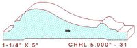 Chair Rail 5" - 31 Chair Rail 5" - 31