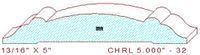 Chair Rail 5" - 32 Chair Rail 5" - 32