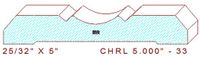 Chair Rail 5" - 33 Chair Rail 5" - 33