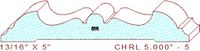 Chair Rail 5" - 5 Chair Rail 5" - 5