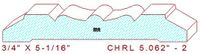 Chair Rail 5-1/16" - 2 Chair Rail 5-1/16" - 2