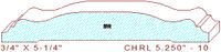 Chair Rail 5-1/4" - 10 Chair Rail 5-1/4" - 10