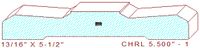 Chair Rail 5-1/2" - 1 Chair Rail 5-1/2" - 1