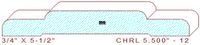 Chair Rail 5-1/2" - 12 Chair Rail 5-1/2" - 12