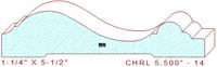 Chair Rail 5-1/2" - 14