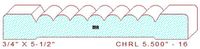 Chair Rail 5-1/2" - 16 Chair Rail 5-1/2" - 16