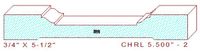 Chair Rail 5-1/2" - 2 Chair Rail 5-1/2" - 2