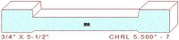 Chair Rail 5-1/2" - 7 Chair Rail 5-1/2" - 7