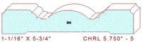 Chair Rail 5-3/4" - 5 Chair Rail 5-3/4" - 5
