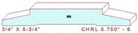 Chair Rail 5-3/4" - 6 Chair Rail 5-3/4" - 6
