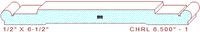 Chair Rail 6-1/2" - 1 Chair Rail 6-1/2" - 1