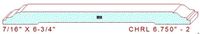 Chair Rail 6-3/4" - 2 Chair Rail 6-3/4" - 2