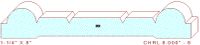 Chair Rail 8" - 8 Chair Rail 8" - 8