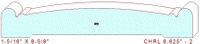 Chair Rail 8-5/8" - 2 Chair Rail 8-5/8" - 2