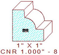 Corner 1" - 8 Corner 1" - 8