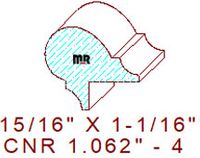 Corner 1-1/16" - 4 Corner 1-1/16" - 4