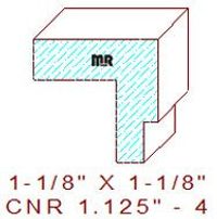 Corner 1-1/8" - 4 Corner 1-1/8" - 4