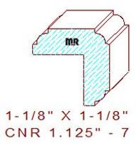 Corner 1-1/8" - 7 Corner 1-1/8" - 7