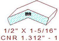 Corner 1-5/16" - 1 Corner 1-5/16" - 1