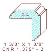 Corner 1-3/8" - 2 Corner 1-3/8" - 2