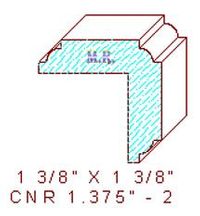 Corner 1-3/8" - 2